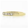 Image 6 : NEW 18k Yellow Gold 2.0 ctw French Cut Channel Diamond Stack Wedding Band Ring