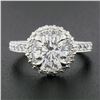 Image 3 : 18k White Gold Tacori GIA Round Diamond 2.51 ctw Engagement Ring Style HT 2522 R