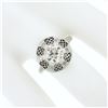 Image 5 : Antique Art Deco 14k Gold GIA Old European Diamond Open Filigree Engagement Ring