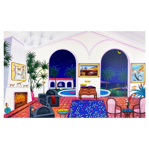 Interior with Salvador Dali by Ledan, Fanch