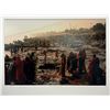 Image 2 : Francois Fontaine Foule Ghats de Benares Ganges River India Travel