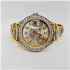 Image 1 : Rolex Ladies President Datejust 26mm Gold w/ Custom Diamonds