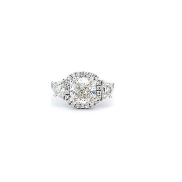 4.28 ctw Diamond Ring - 14T White Gold