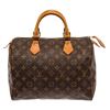 Image 1 : Louis Vuitton Brown Monogram Canvas Speedy 30 Satchel Bag