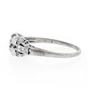 Image 6 : Art Deco Platinum 0.50 ctw Old European Diamond Engagement Ring