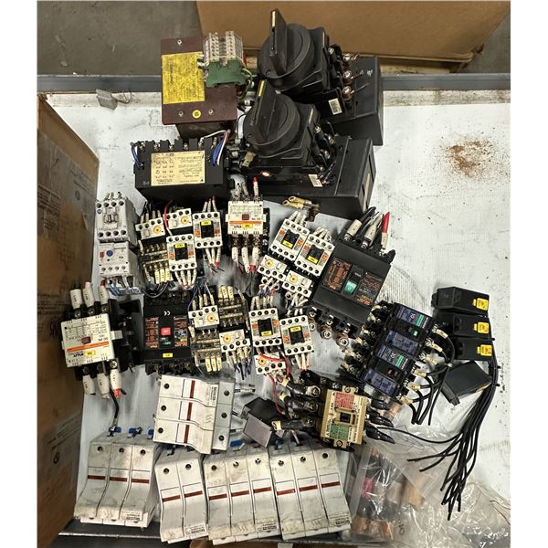Lot of Misc. Mitsubishi, Allen Bradley Fuji Circuit Breakers & Contactors