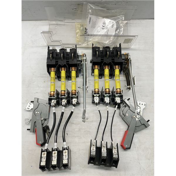 (2) Allen Bradley #1494U-D30 / #1494U-F30 Disconnect Switches w/Fuses