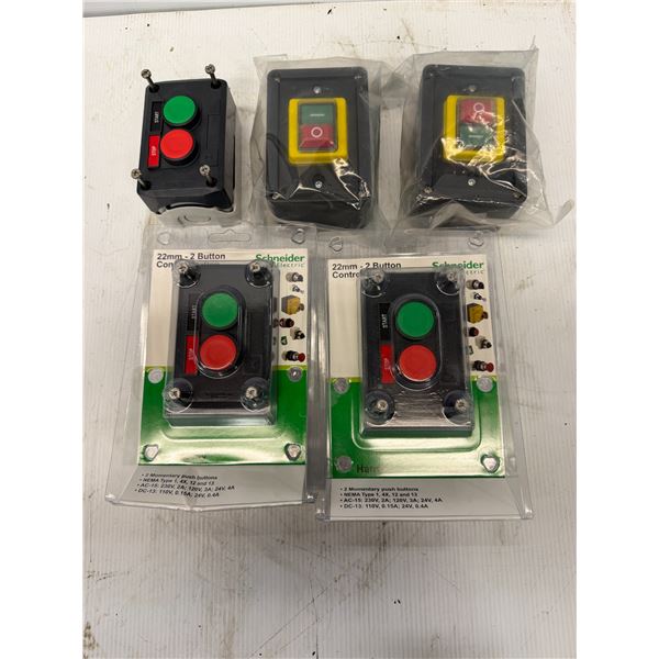 Lot of Start/Stop Pushbutton Boxes