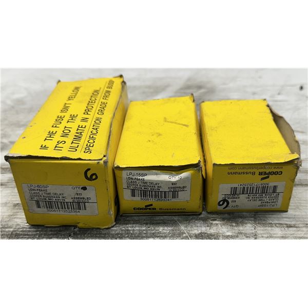 Lot of Buss Fuses #LPJ-60SP / #LPJ-15SP