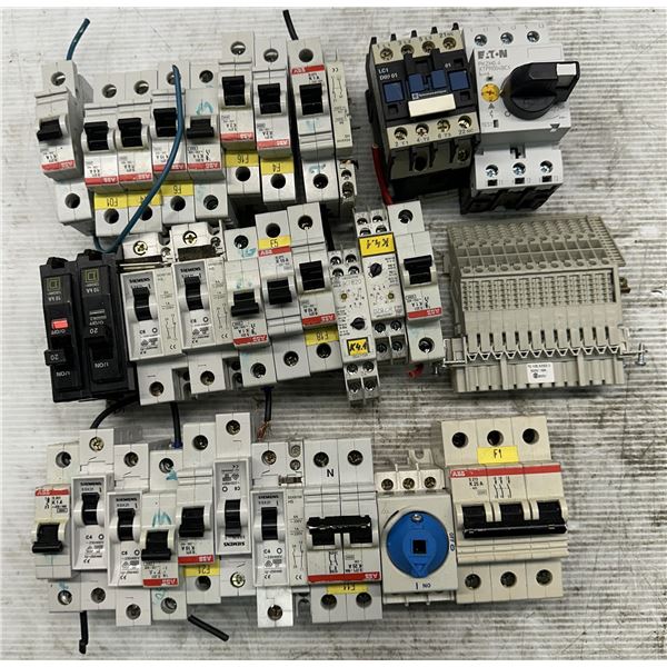 Lot of Misc. Siemens, ABB, Eaton Circuit Breakers