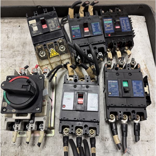 Lot of (6) No-Fuse Breakers