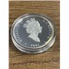 Image 4 : 1991 .925 Silver Canadian "The de Havilland Beaver" One Troy Oz. $20 Coin with 24 Gold Covered Cameo