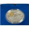 Image 2 : 1990 .925 Silver Canadian "The Anson and the Harvard" One Troy Oz. $20 Coin with 24 Gold Covered Cam