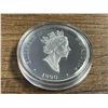 Image 3 : 1990 .925 Silver Canadian "The Anson and the Harvard" One Troy Oz. $20 Coin with 24 Gold Covered Cam