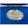 Image 2 : 1991 .925 Silver Canadian "The Silver Dart" One Troy Oz. $20 Coin with 24 Gold Covered Cameo - From 