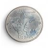 Image 1 : 1976  Montreal Olympics .925 Silver $10 "World Map" Coin - Minted in 1973 - Circulated