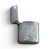 Image 2 : Antique British Sterling Silver Vest Case - 1" x 1.25" Match Holder with Striker Base - 16 grams