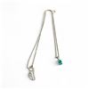 Image 1 : 14 KT Gold 16" Necklace with  Emerald Pendant - Emerald is 4.3 mm x 4.6 mm - Total weight in