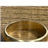 Image 2 : 10 KT Yellow Gold Band Ring - Size 4 - Weight: 2.4 grams