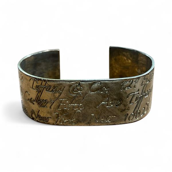 Tiffany & Co Fifth Ave Sterling Silver Cuff Bracelet Stamped 1997 Tiffany & Co. - 1" wide  - Wight: 