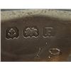 Image 3 : Vintage British Sterling Silver Hnged Bangle Bracelet with Safety Chain - 1944 Engraved on the insid