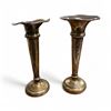 Image 1 : Pair of Vintage Birks Sterling Candle Holders -Some damage -  we believe the bases are weighted - To