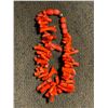 Image 2 : 16" Coral Necklace from South China - 2" wide - Magnetic Clasp