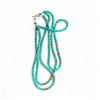 Image 1 : 18" Triple Strand Turquoise with Coral Accents Necklace - Toggle Clasp