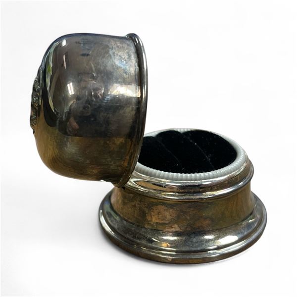 Vintage Birks Regency Silver Plated Ring Box