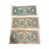 Image 3 : 3 x 1937 Bank of Canada One Dollar Bank Notes - 2 Gordon/Towers (NL and JM Series) 1 Coyne/Towers ZM
