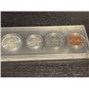 Image 4 : 1962 Canadian 6 Coin Set in Holder - The 10¢, 25¢, 50¢ and $1 coins are .800 Silver