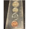 Image 4 : 1967 Circulated Canadian 6 Coin Set in Holder - The 50¢ and $1 coins are .800 Silver, and the 25¢ an