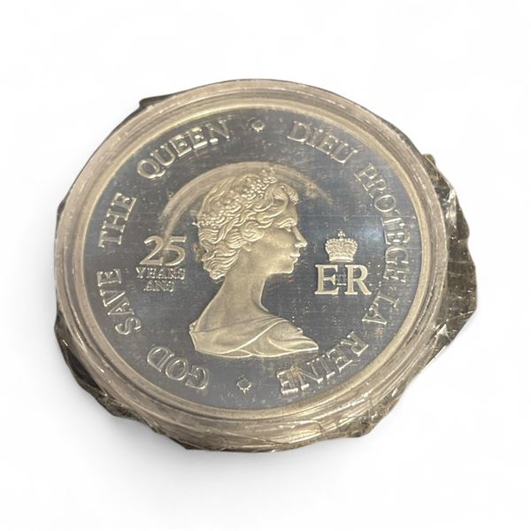 1977 Sterling Silver Canada's Governor Generals Medallion - 48.6 grams - Mint sealed