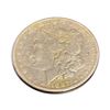 Image 1 : USA Morgan Head Silver Dollar Coin Stamped 1887 - No Mint Mark  - Circulated