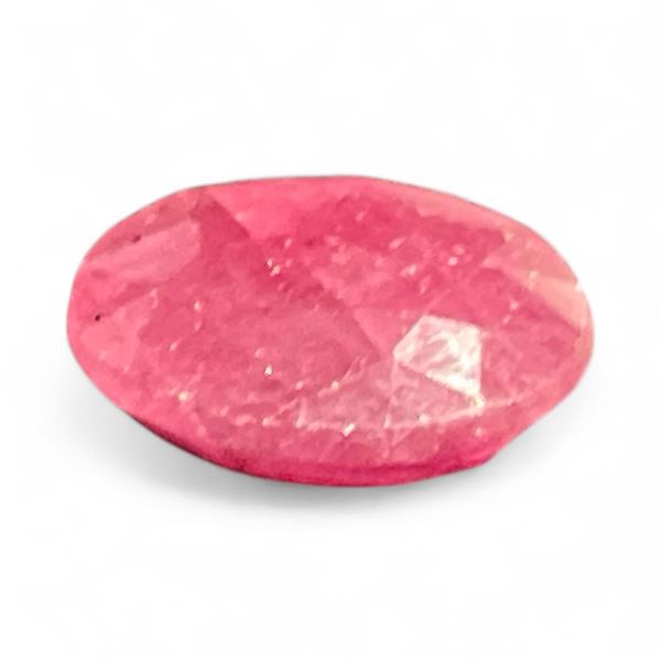 9.45 Carat Natural Ruby - Oval Cut - 14.2mmx10.8mmx5.8mm. Clarity: AA, Naturally Included- Estimated