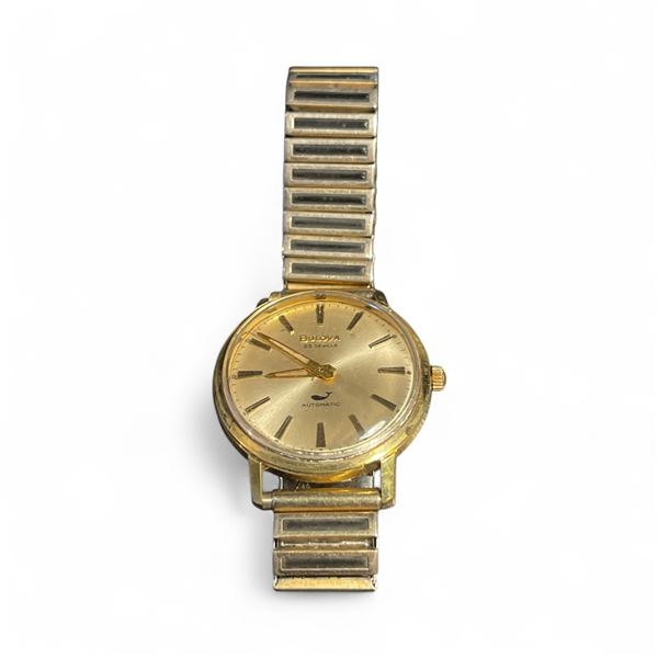 Vintage Bulova Sea King 23 Jewel Watch with Gold Filled Replacement Band - No Box