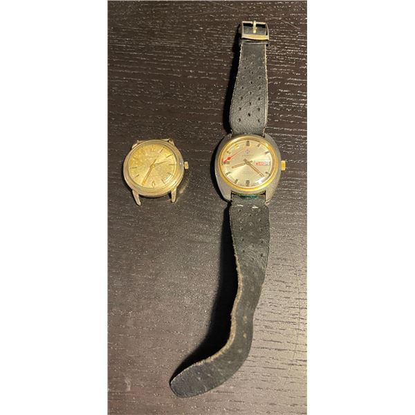 Vintage Candino 23 Jewel Watch & Bulova Watch Face with no Strap - No boxes.