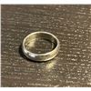 Image 3 : 18KT White Gold Wedding Band - Size 7 -4.9mm wide. Weight: 6 grams
