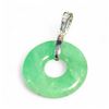 Image 1 : 14KT Jade Pendant - Pendant is 19mm wide