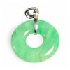 Image 4 : 14KT Jade Pendant - Pendant is 19mm wide
