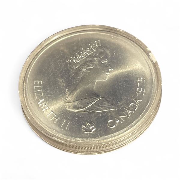 Sterling Silver 1976 Montreal Olympic $10 Paddling Coin - Uncirculated in Capsule - Weight: 48.6 gra