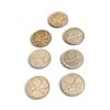 Image 2 : 7 Canadian 1960s  Quarters - .800 Silver - None  older than 1966 - Circulated