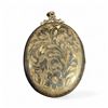 Image 1 : 1950s Large Sterling Silver Locket - 1.5" x 2.25" Locket - Weight: 22.5 grams