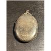 Image 3 : 1950s Large Sterling Silver Locket - 1.5" x 2.25" Locket - Weight: 22.5 grams