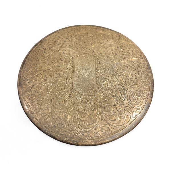 Birks Sterling Silver Dresser Jar Top - Engraved "Ruth" - Weight: 55 grams