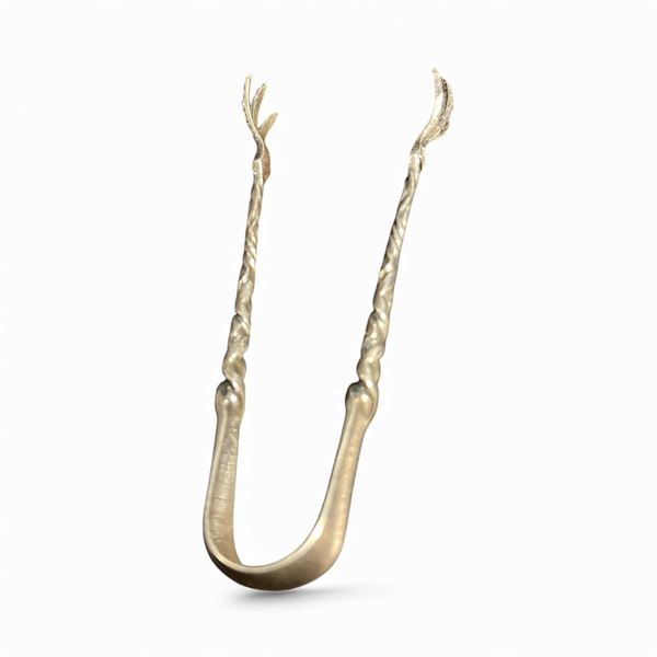 Vintage Sterling Silver Sugar Tongs - Weight: 18 grams