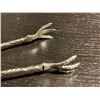 Image 2 : Vintage Sterling Silver Sugar Tongs - Weight: 18 grams