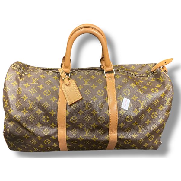 Louis Vuitton Monogram Keepall Duffle Bag - Not Authenticated