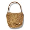 Image 1 : Bottega Veneta WOOD Handle Leopard Print Shoulder Bag