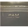 Image 4 : PAM Black Alphabet‑Embossed Crossbody Bag - Authenticity Not Verified